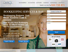 Tablet Screenshot of darcyservices.com.au